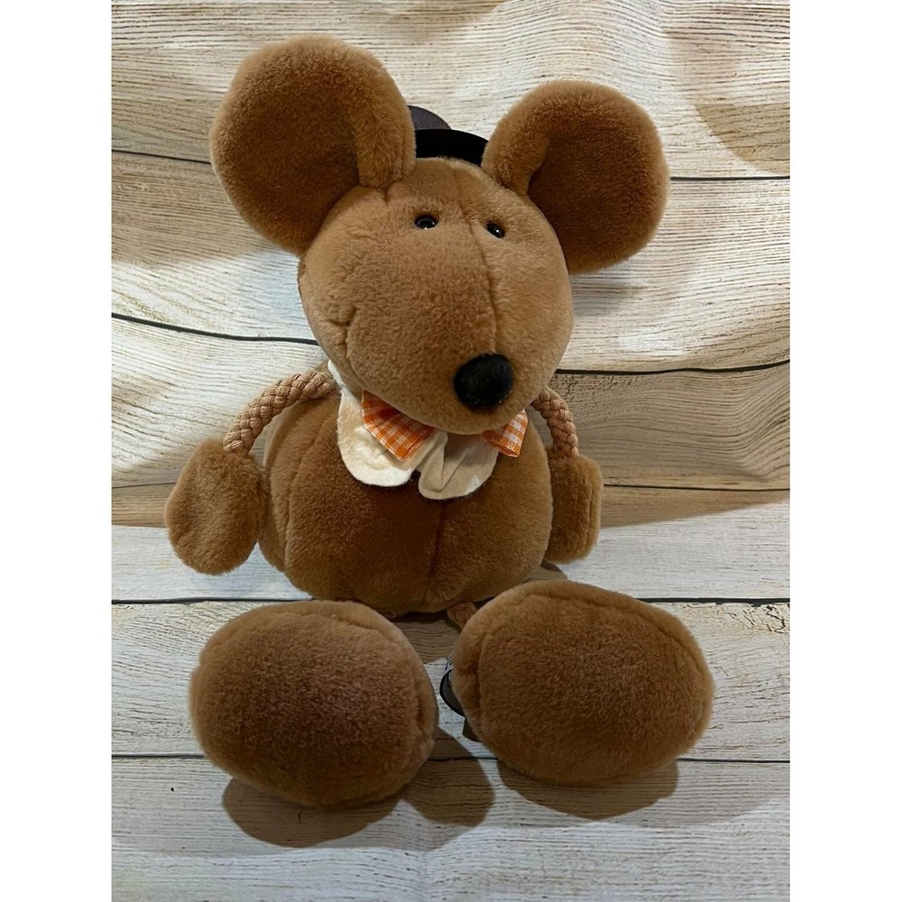 W Steinbeck 12"  Mouse Bow Tie Top Hat Rope Legs EXCELLENT Adorable TubP